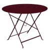 Table De Jardin 4 Personnes FERMOB Bistro Ø 96 Cm - Cerise Noire