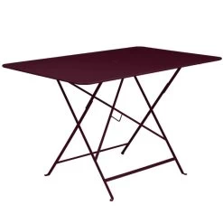 Table De Jardin 6 Personnes FERMOB Bistro 117 X 77 Cm - Cerise Noire