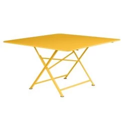 Table De Jardin 8 Personnes FERMOB Cargo 128 X 128 Cm - Miel