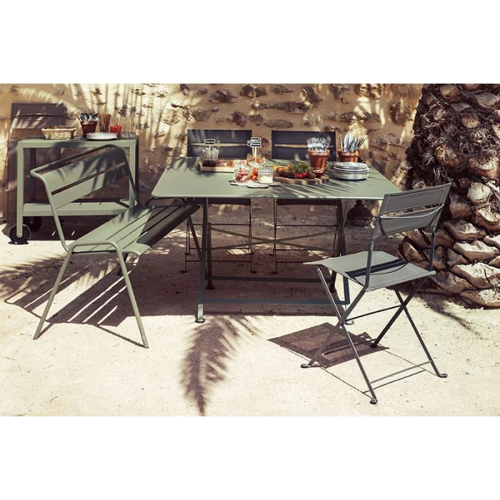 Table De Jardin 8 Personnes FERMOB Cargo 128 X 128 Cm - Cactus 3 Table De Jardin 8 Personnes FERMOB Cargo 128 X 128 Cm - Cactus – Image 3