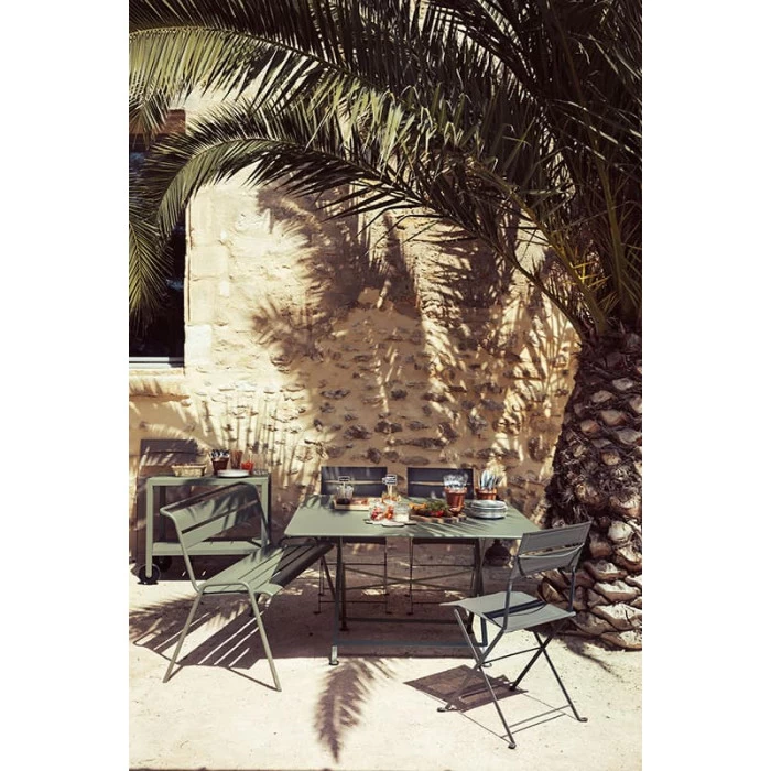 Table De Jardin 8 Personnes FERMOB Cargo 128 X 128 Cm - Cactus 2 Table De Jardin 8 Personnes FERMOB Cargo 128 X 128 Cm - Cactus – Image 2