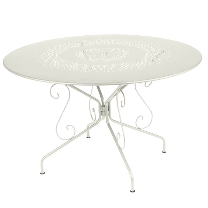 Table De Jardin 8 Personnes FERMOB Montmartre Ø 117 Cm - Gris Argile 1 Table De Jardin 8 Personnes FERMOB Montmartre Ø 117 Cm - Gris Argile