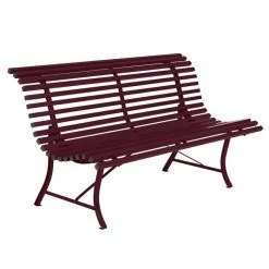 Banc De Jardin FERMOB Louisiane - Cerise Noire