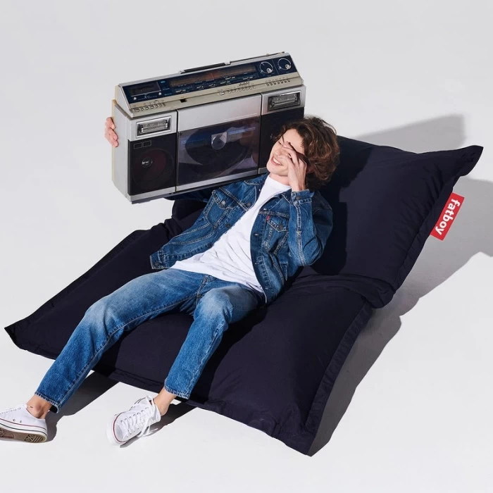 Pouf D'extérieur Fatboy Original Outdoor - Océan Foncé 3 Pouf D'extérieur Fatboy Original Outdoor - Océan Foncé – Image 3