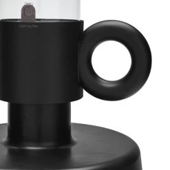 Lampe Fatboy Flamtastique - Anthracite -Lafuma Magasin 104683 lampe huile fatboy flamtastique anthracite poignee