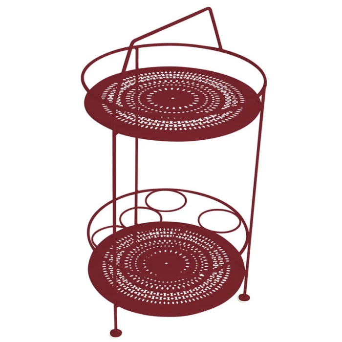 Bar Portatif FERMOB Montmartre - Piment 1 Bar Portatif FERMOB Montmartre - Piment