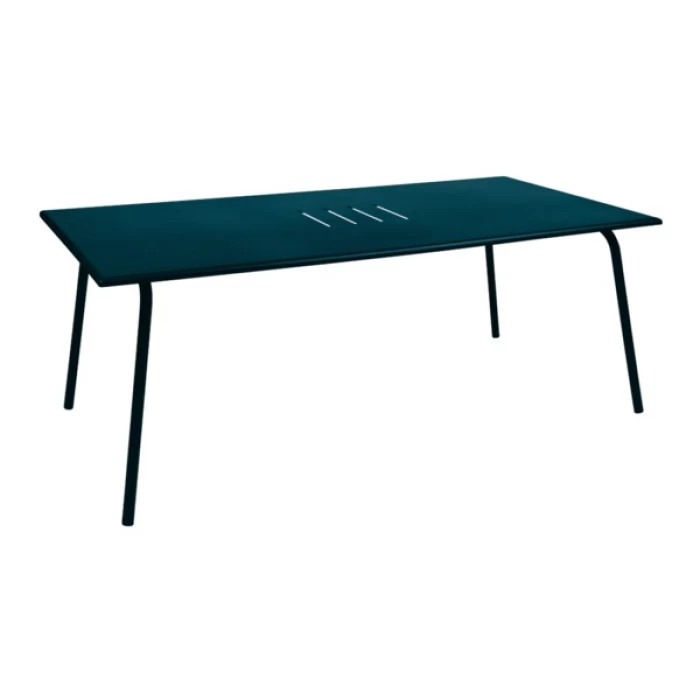 Table De Jardin 8 Personnes FERMOB Monceau 194 X 94 Cm - Bleu Acapulco 1 Table De Jardin 8 Personnes FERMOB Monceau 194 X 94 Cm - Bleu Acapulco