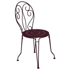 Chaise De Jardin Empilable FERMOB Montmartre - Cerise Noire