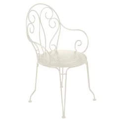 Fauteuil De Jardin Empilable FERMOB Montmartre - Gris Argile
