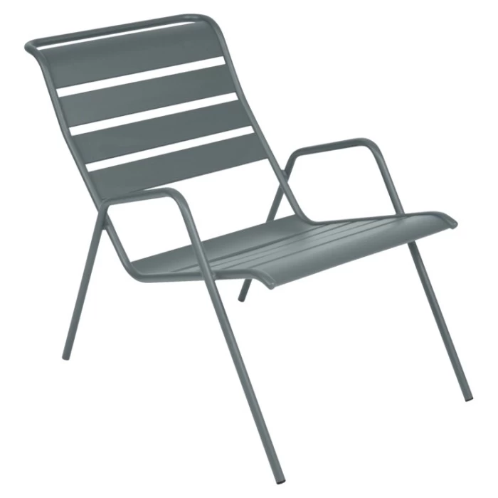 Fauteuil Relax FERMOB Monceau - Gris Orage 1 Fauteuil Relax FERMOB Monceau - Gris Orage