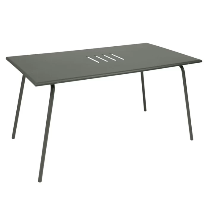 Table De Jardin 6 Personnes FERMOB Monceau 146 X 80 Cm - Romarin 1 Table De Jardin 6 Personnes FERMOB Monceau 146 X 80 Cm - Romarin