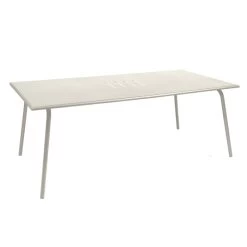 Table De Jardin 8 Personnes FERMOB Monceau 194 X 94 Cm - Gris Argile