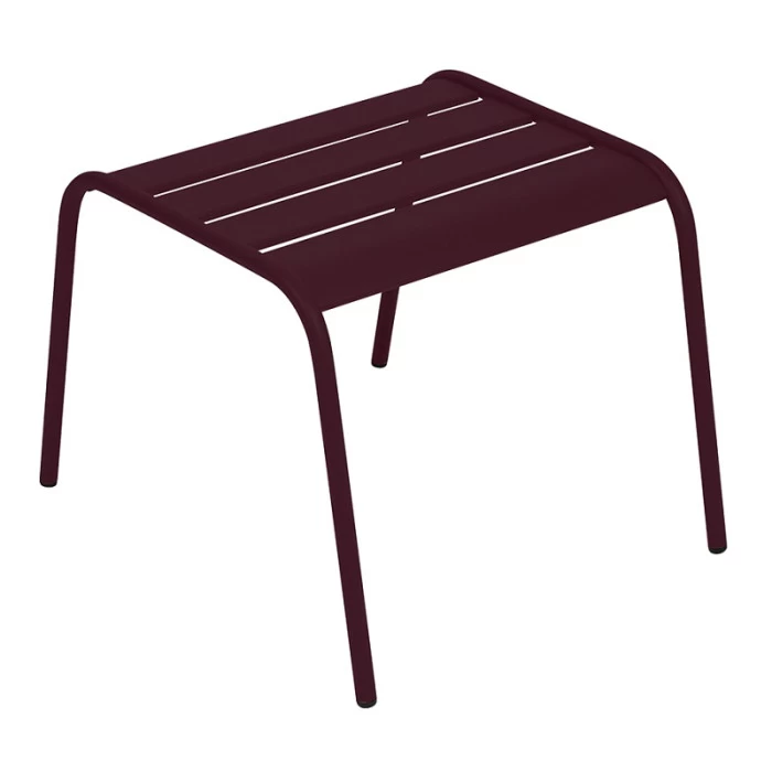 Table Basse / Repose-pieds FERMOB Monceau - Cerise Noire 1 Table Basse / Repose-pieds FERMOB Monceau - Cerise Noire