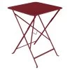 Table De Jardin Pliante 2 Personnes FERMOB Bistro 57 X 57 Cm - Piment