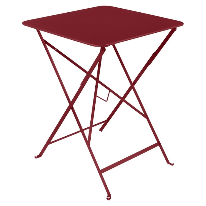 Table De Jardin Pliante 2 Personnes FERMOB Bistro 57 X 57 Cm - Piment 1 Table De Jardin Pliante 2 Personnes FERMOB Bistro 57 X 57 Cm - Piment