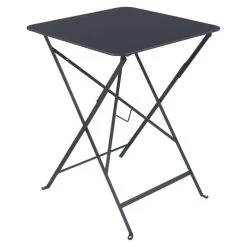 Table De Jardin Pliante 2 Personnes FERMOB Bistro 57 X 57 Cm - Carbone