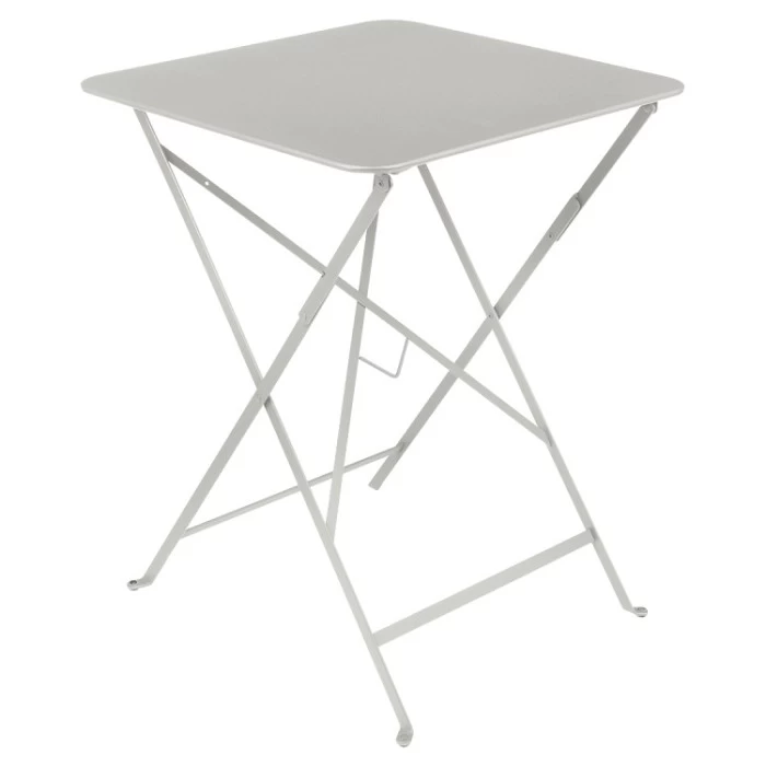 Table De Jardin Pliante 2 Personnes FERMOB Bistro 57 X 57 Cm - Gris Argile 1 Table De Jardin Pliante 2 Personnes FERMOB Bistro 57 X 57 Cm - Gris Argile