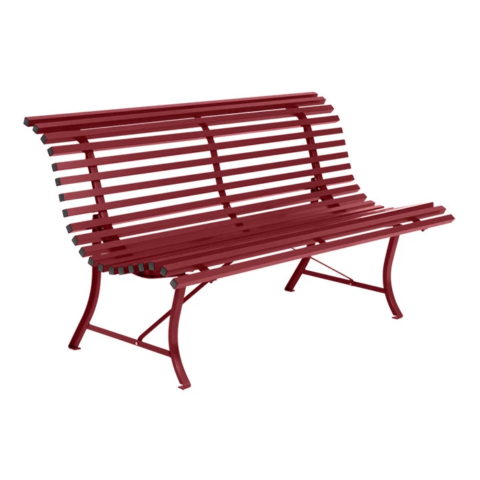 Banc De Jardin FERMOB Louisiane - Piment 1 Banc De Jardin FERMOB Louisiane - Piment