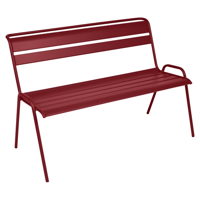 Banc De Jardin FERMOB Monceau - Piment 1 Banc De Jardin FERMOB Monceau - Piment
