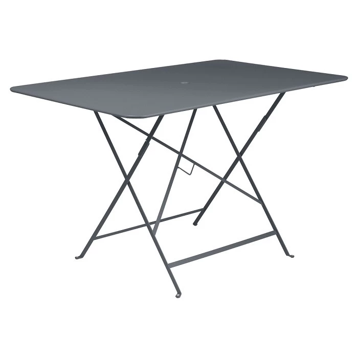 Table De Jardin 6 Personnes FERMOB Bistro 117 X 77 Cm - Carbone 1 Table De Jardin 6 Personnes FERMOB Bistro 117 X 77 Cm - Carbone