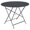 Table De Jardin 4 Personnes FERMOB Bistro Ø 96 Cm - Carbone