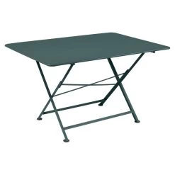 Table De Jardin 6 Personnes FERMOB Cargo 128 X 90 Cm - Gris Orage