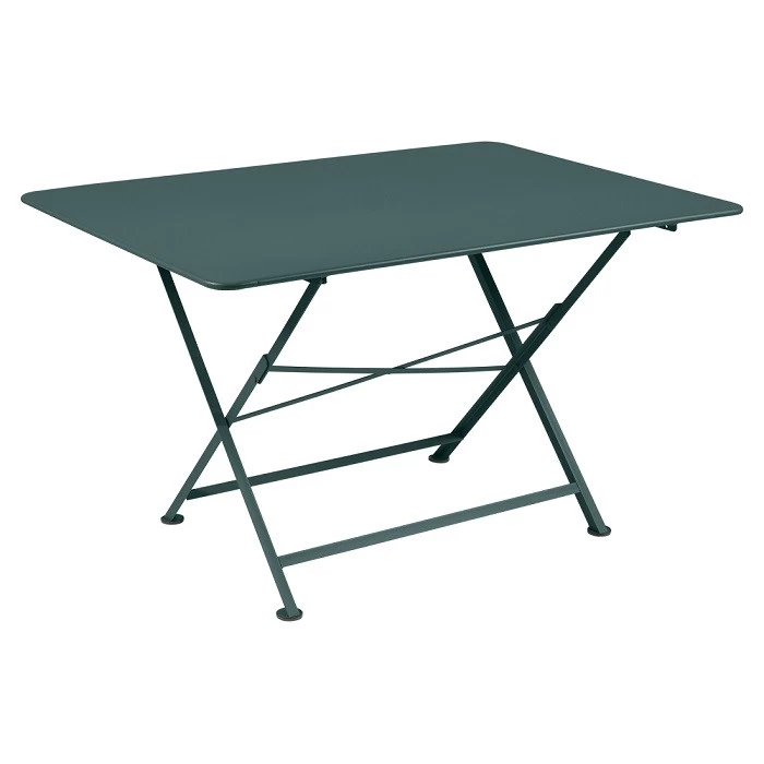 Table De Jardin 6 Personnes FERMOB Cargo 128 X 90 Cm - Gris Orage 1 Table De Jardin 6 Personnes FERMOB Cargo 128 X 90 Cm - Gris Orage