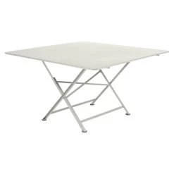 Table De Jardin 8 Personnes FERMOB Cargo 128 X 128 Cm - Gris Argile