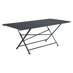 Table De Jardin 10 Personnes FERMOB Cargo 190 X 90 Cm - Carbone
