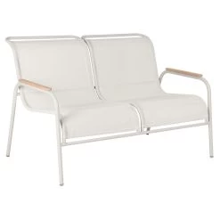 Banquette 2 Places FERMOB Coolside - Gris Argile