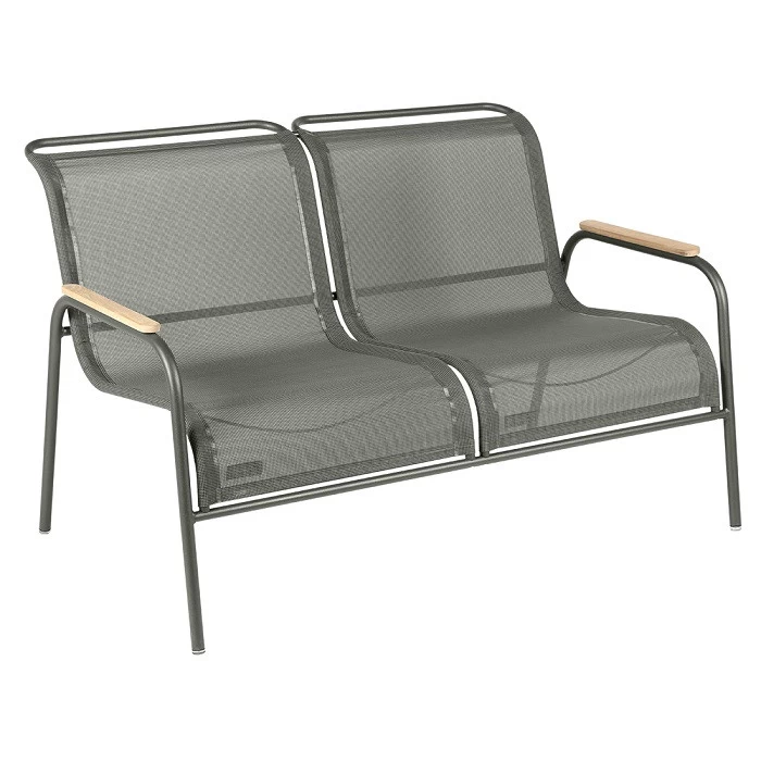 Banquette 2 Places FERMOB Coolside - Romarin 2 Banquette 2 Places FERMOB Coolside - Romarin – Image 2