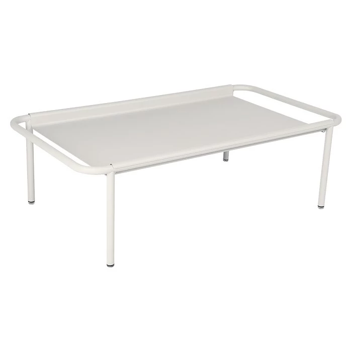 Table Basse De Jardin FERMOB Coolside - Gris Argile 1 Table Basse De Jardin FERMOB Coolside - Gris Argile