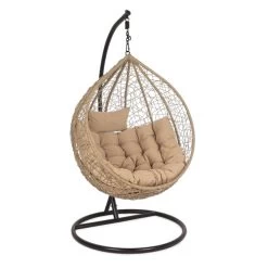 Fauteuil Œuf Suspendu Bizzotto Amirantes - Naturel