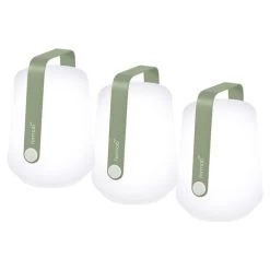 Lot De 3 Lampes Nomades FERMOB Balad H 12 Cm - Cactus