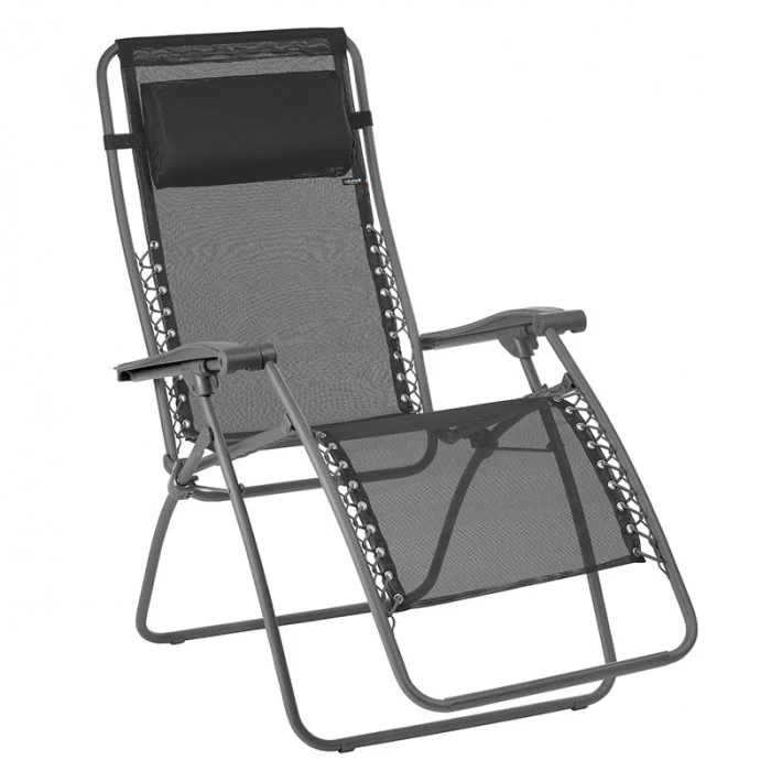 Fauteuil Relax Pliant LAFUMA RSXA Batyline Iso - Noir 1 Fauteuil Relax Pliant LAFUMA RSXA Batyline Iso - Noir