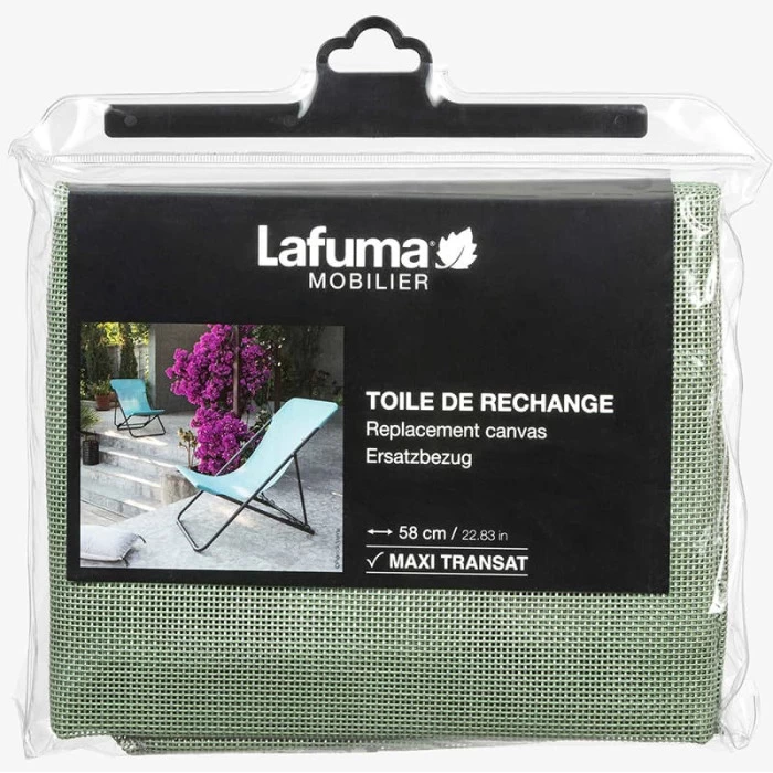 Toile De Rechange LAFUMA Pour Maxi Transat - Moss 1 Toile De Rechange LAFUMA Pour Maxi Transat - Moss