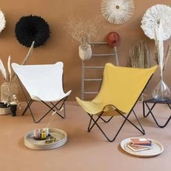 Fauteuil Pliant LAFUMA Pop Up XL Airlon - Curry -Lafuma Magasin lfm2777.7234 fauteuil relax pliant lafuma pop up xl curry ambiance interieur