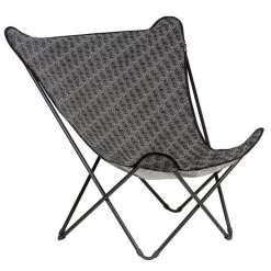 Fauteuil Pliant LAFUMA Pop Up XL Airlon - Motifs Cara Hexa / Noir