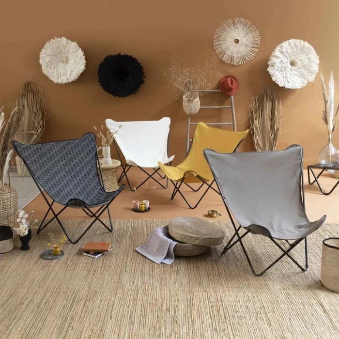 Fauteuil Pliant LAFUMA Pop Up XL Airlon - Motifs Cara Hexa / Noir 3 Fauteuil Pliant LAFUMA Pop Up XL Airlon - Motifs Cara Hexa / Noir – Image 3