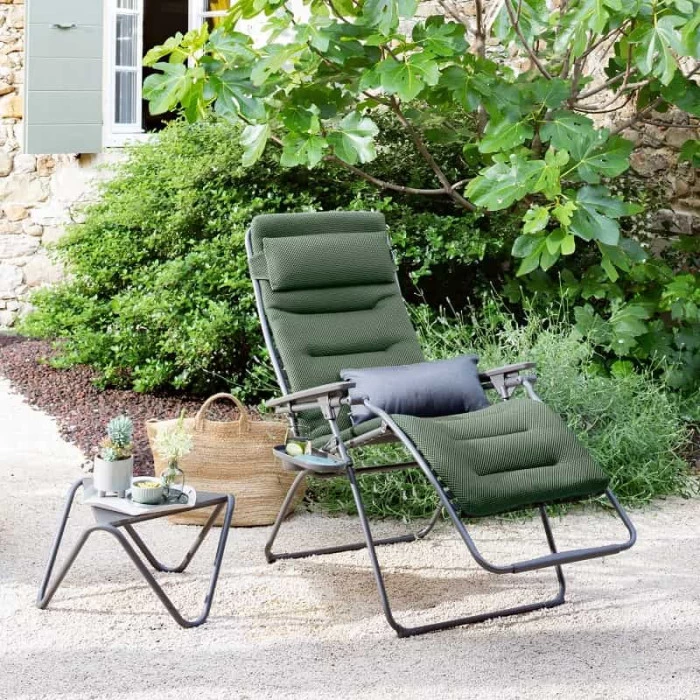 Fauteuil Relax Pliant LAFUMA Futura BeComfort XL - Olive 2 Fauteuil Relax Pliant LAFUMA Futura BeComfort XL - Olive – Image 2