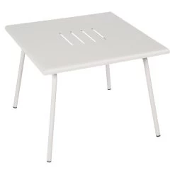 Table Basse De Jardin FERMOB Monceau 57 X 57 Cm - Gris Argile