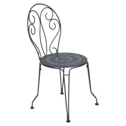 Chaise De Jardin Empilable FERMOB Montmartre - Carbone