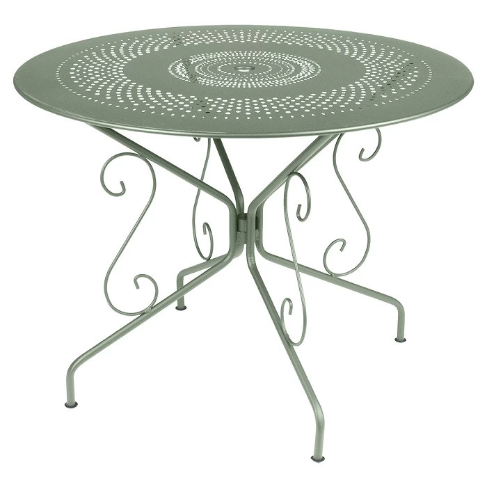Table De Jardin 4 Personnes FERMOB Montmartre Ø 96 Cm - Cactus 1 Table De Jardin 4 Personnes FERMOB Montmartre Ø 96 Cm - Cactus