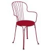 Fauteuil De Jardin Empilable FERMOB Opéra + - Piment
