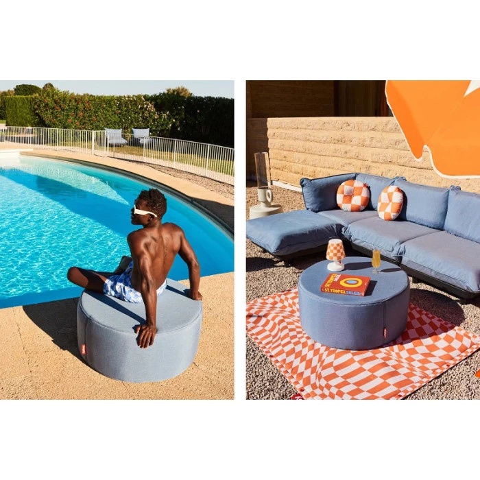 Pouf D'extérieur Fatboy Pfffh - Gris Roche 2 Pouf D'extérieur Fatboy Pfffh - Gris Roche – Image 2