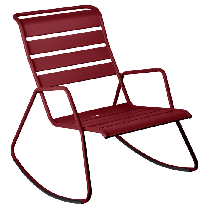 Rocking Chair FERMOB Monceau - Piment 1 Rocking Chair FERMOB Monceau - Piment