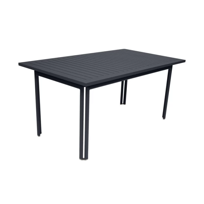 Table De Jardin 6 Personnes FERMOB Costa 160 X 80 Cm - Carbone 1 Table De Jardin 6 Personnes FERMOB Costa 160 X 80 Cm - Carbone