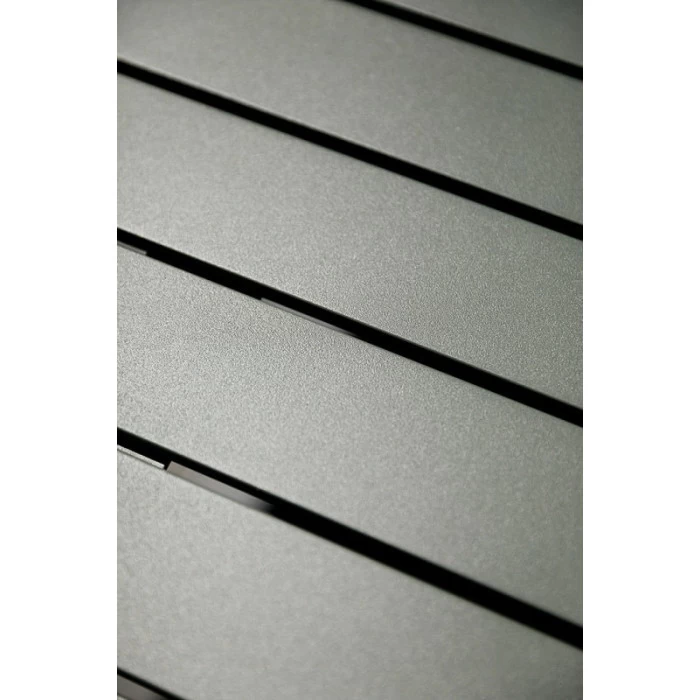 Table De Jardin 6 Personnes FERMOB Costa 160 X 80 Cm - Gris Orage 2 Table De Jardin 6 Personnes FERMOB Costa 160 X 80 Cm - Gris Orage – Image 2