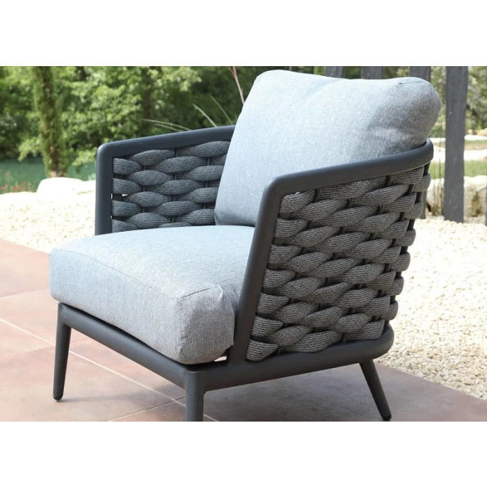 Salon De Jardin Bas Proloisirs Tim - 1 Canapé / 2 Fauteuils / 1 Table Basse 5 Salon De Jardin Bas Proloisirs Tim - 1 Canapé / 2 Fauteuils / 1 Table Basse – Image 5